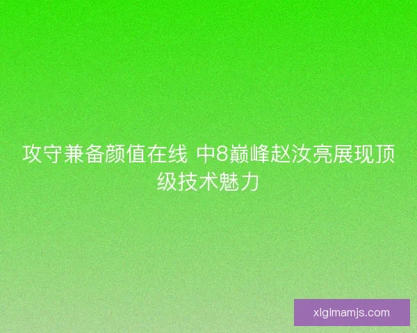 攻守兼备颜值在线 中8巅峰赵汝亮展现顶级技术魅力